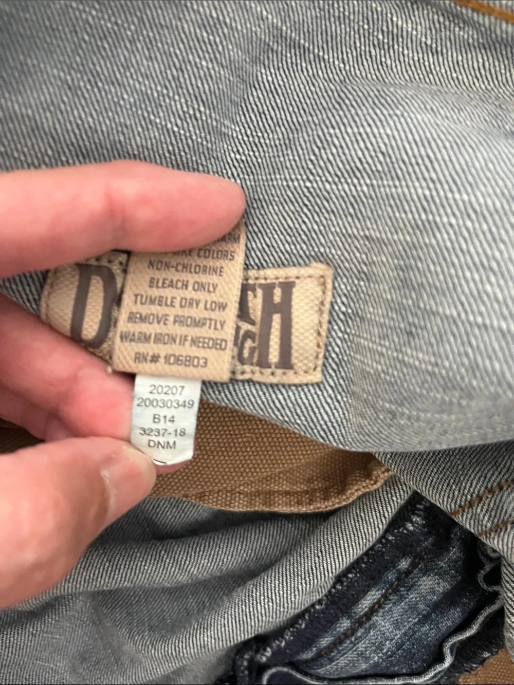 Mens 44x34 Duluth Flex Ballroom Blue Jeans